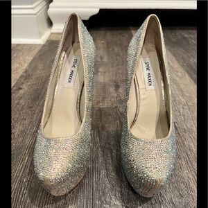 Steve Madden Crystal/Jeweled Stripper like Heals